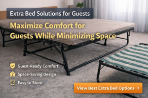 extra bed solutions for guests in small indian homes