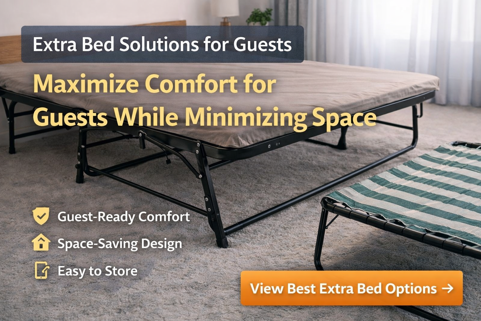 extra bed solutions for guests in small indian homes