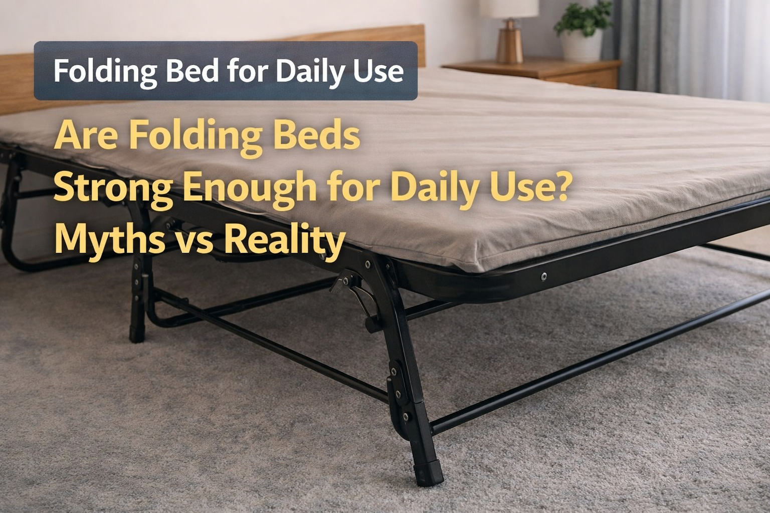 Strong Folding Bed for Daily Use